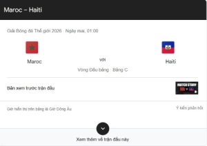 Ma-rốc vs Haiti